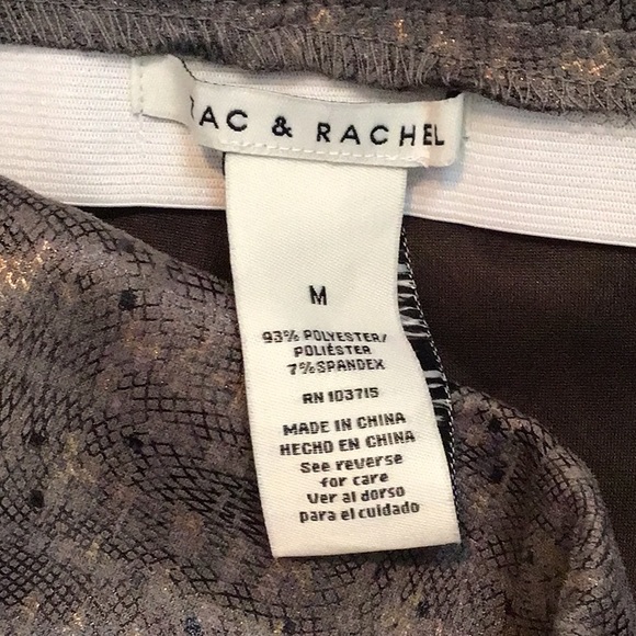 NEW 💕 Zac & Rachel shimmery metallic stretch pants - Picture 7 of 13